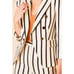 Veronica Beard Pinstripe Empire Dickey Jacket/Blazer White/Navy Size US 2