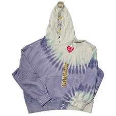 Wildfox New Cropped Tie Dye French Terry Hoodie size M
