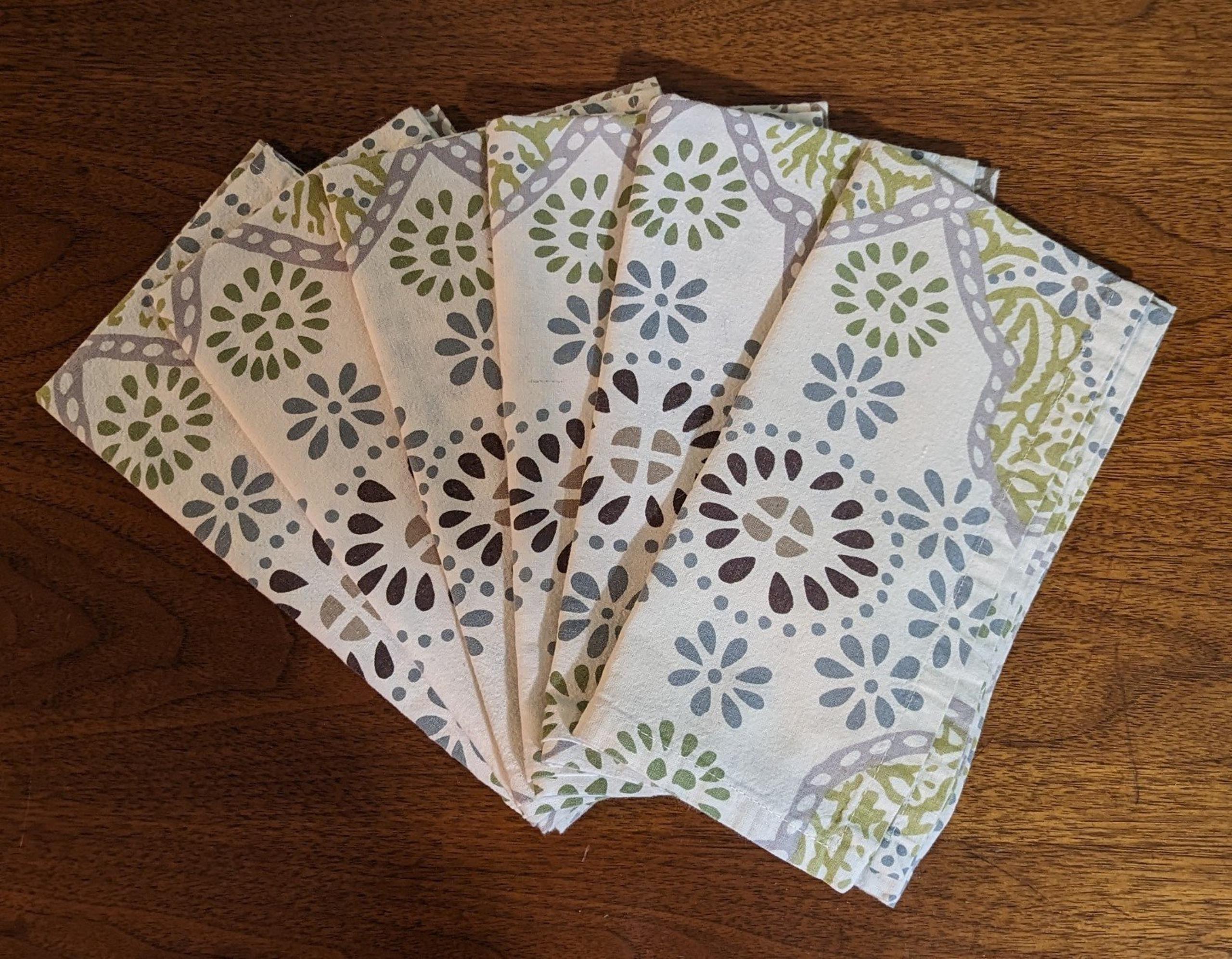 Set of 6 Multicolor Cloth Napkins from World Market