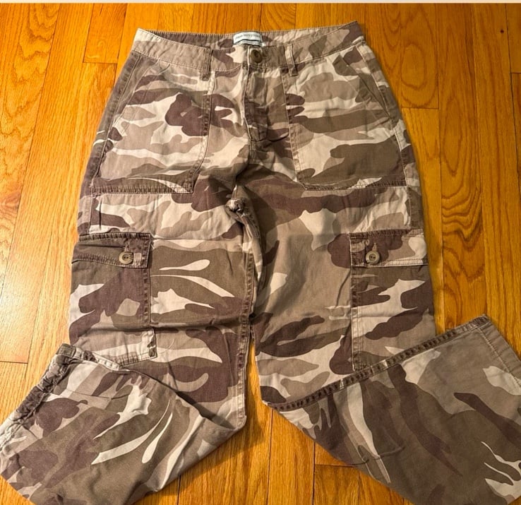 Urban outfitters cargo camo pants