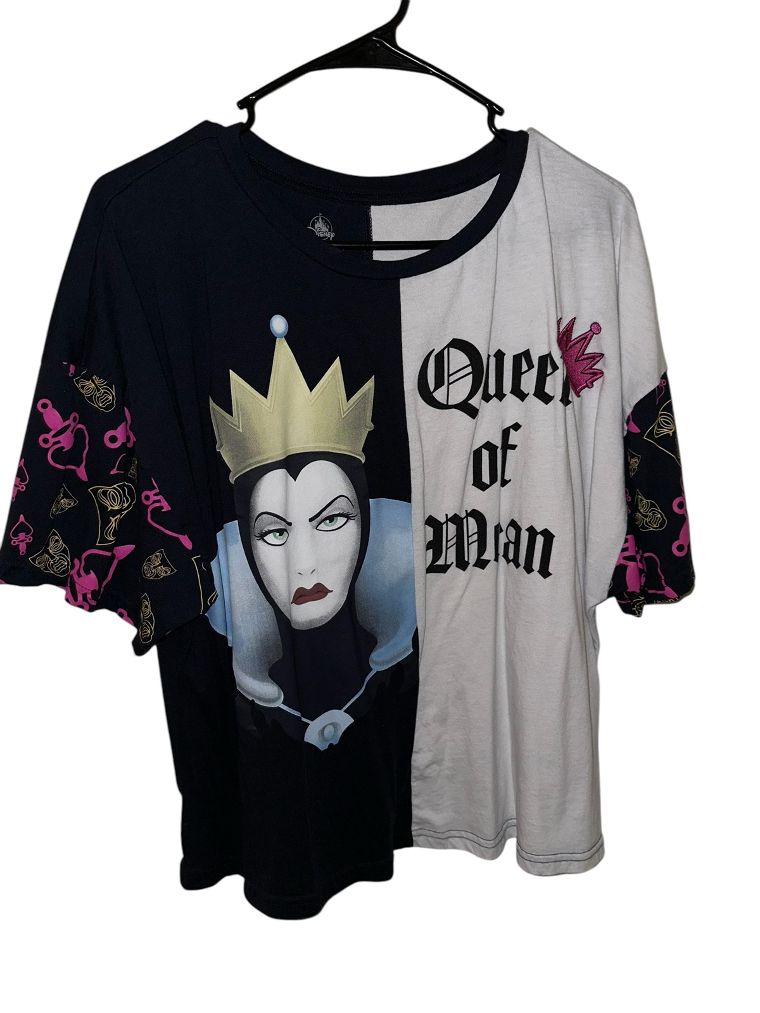 DISNEY QUEEN OF MEAN Boxy T Shirt Snow White Queen Grimhilde Villains Size 1X
