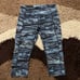 Lululemon Fast & Free Crop II Sz 10 *Nulux 19 In Shorelines Multi Blue