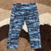 Lululemon Fast & Free Crop II Sz 10 *Nulux 19 In Shorelines Multi Blue