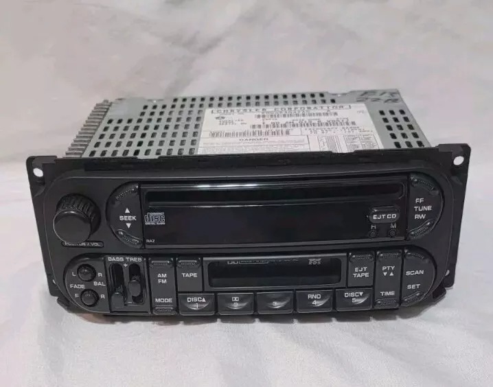 Genuine Chrysler Dodge Jeep CD Player Cassette Radio Stereo RAZ P05064042AC