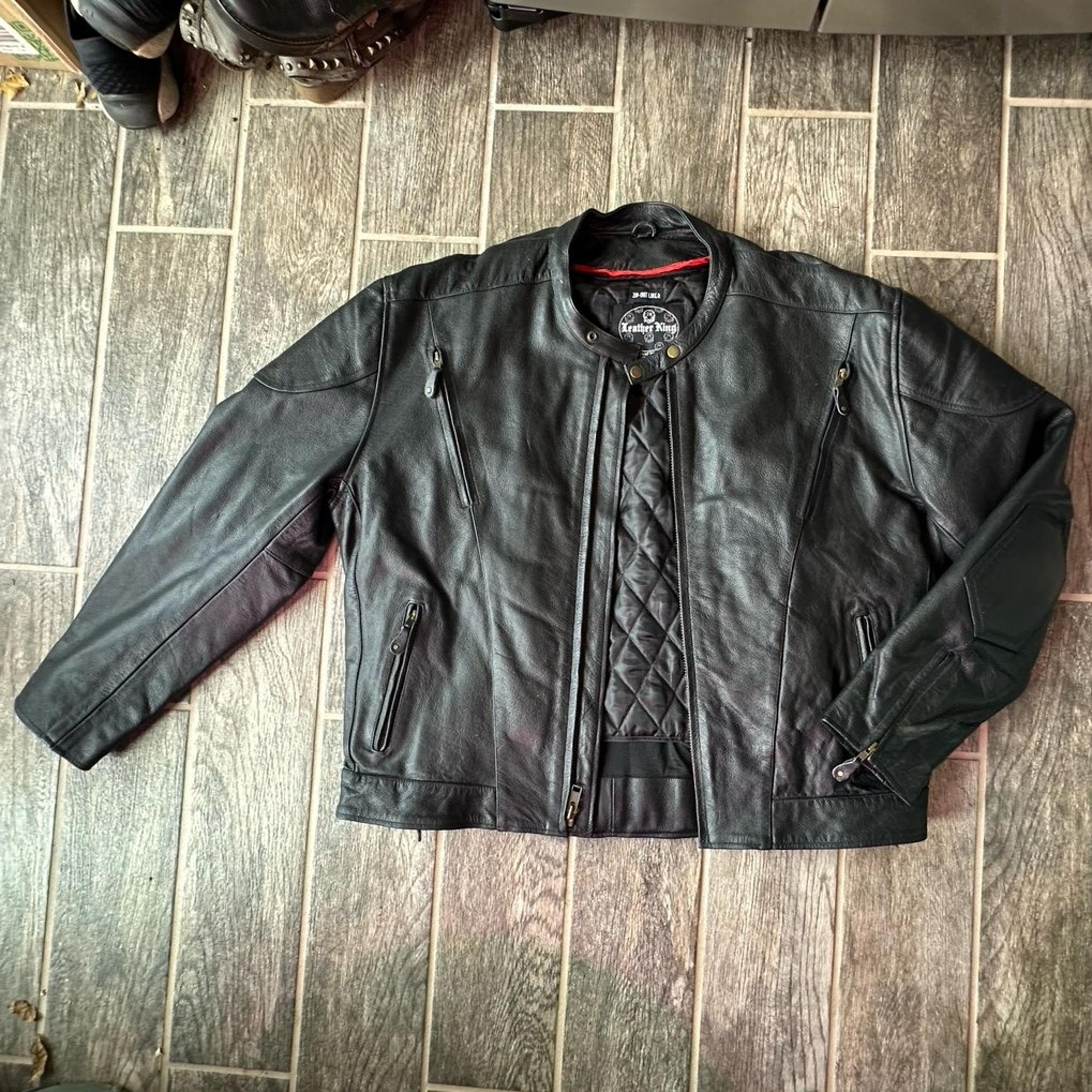 Men’s Geuine Leather Riding Jacket