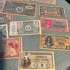 RESERVED LISTING Military Payment Certificates