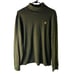 VTG 90s Lauren Ralph Lauren Womens XL Stitched Crest Turtleneck Shirt Preppy