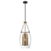 Light fixture uptown warm brass