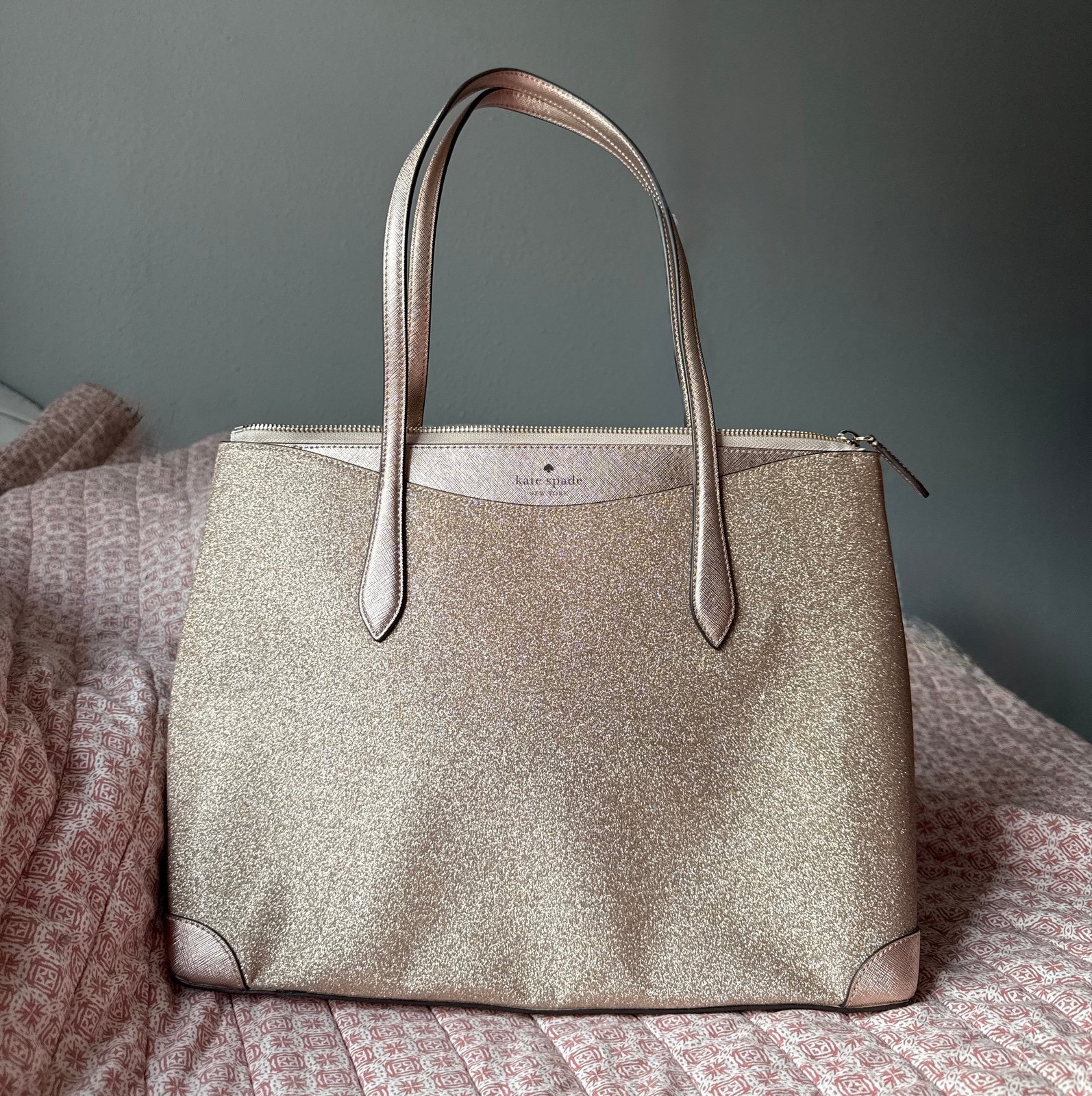 Rose Gold Kate Spade Bag