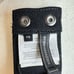 BCBG MAXAZRIA Black Beaded Bow Elastic Belt Stretch NWT Size XS Party Dressy