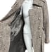 Calvin Klein women's trench coat double breast wool blend belted Size 14