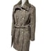 Calvin Klein women's trench coat double breast wool blend belted Size 14
