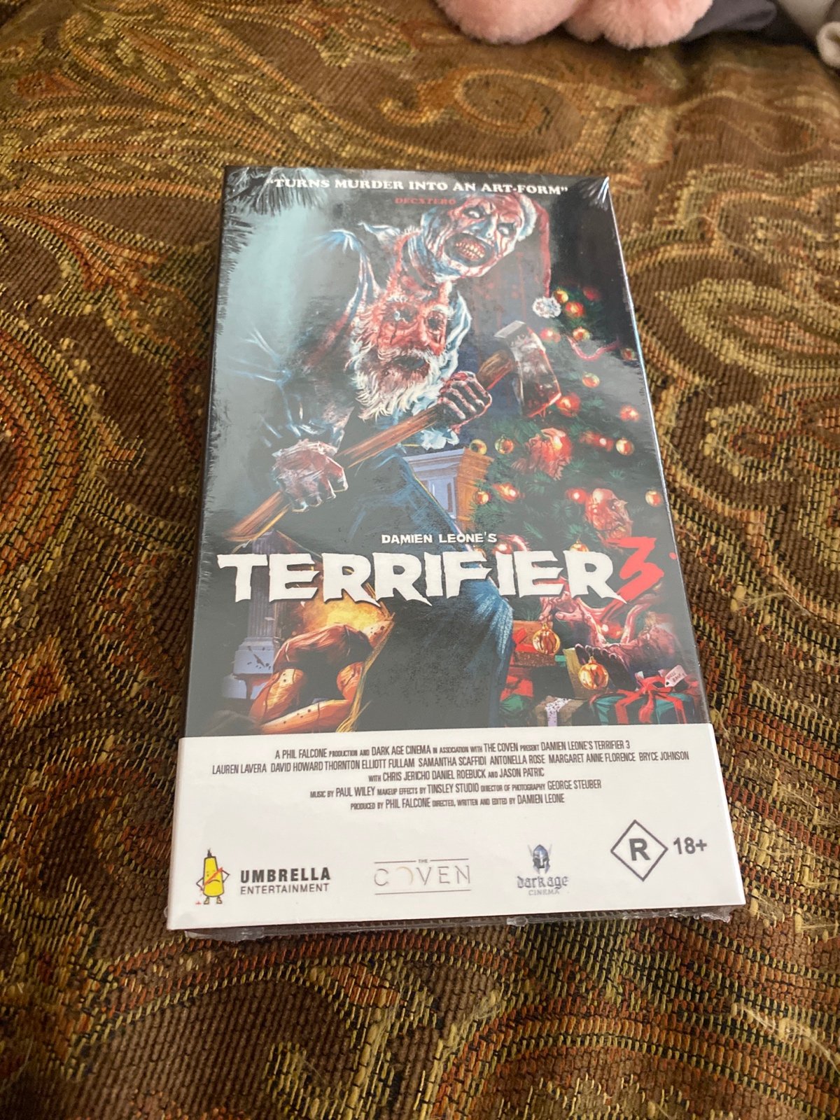 Terrifier 3 VHS official NEW australia import cassette tape only 1000 made xmas