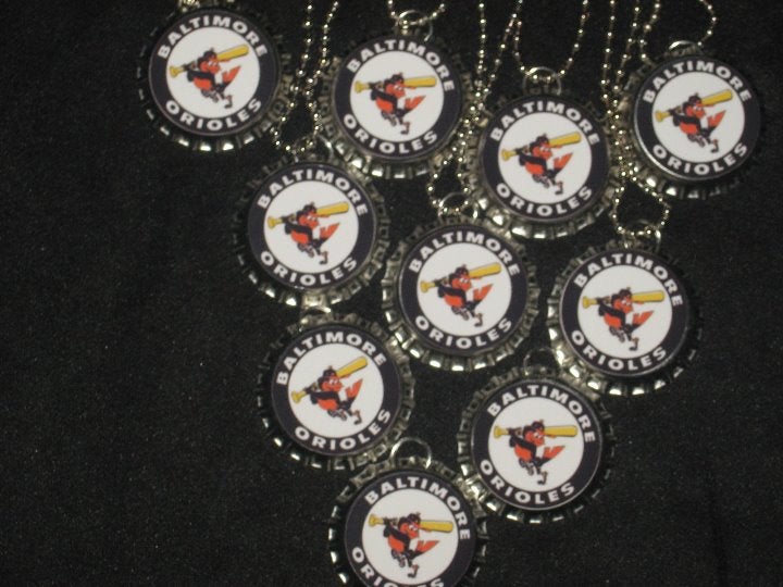 Baltimore orioles party favors necklaces