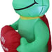 4 Foot Tall Valentin's Day Inflatable King Frog with Red Heart Be My Valentine