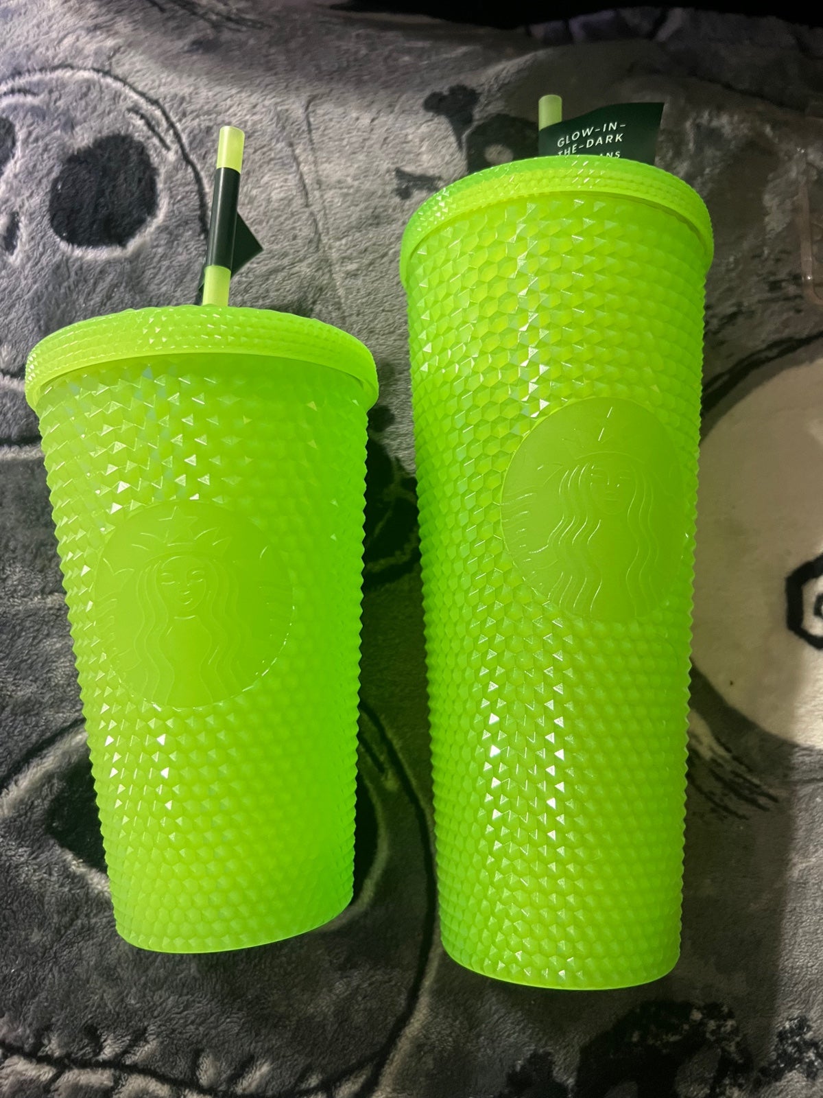 Glow in the dark Starbucks tumblers