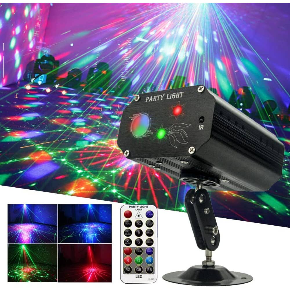 Party Lights Dj Disco Show Projector Strobe Lights