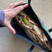 Y2K Watercolor Shoulder Bag Boho Pastel Southwest Artist Log Bag Tote Blue NIB