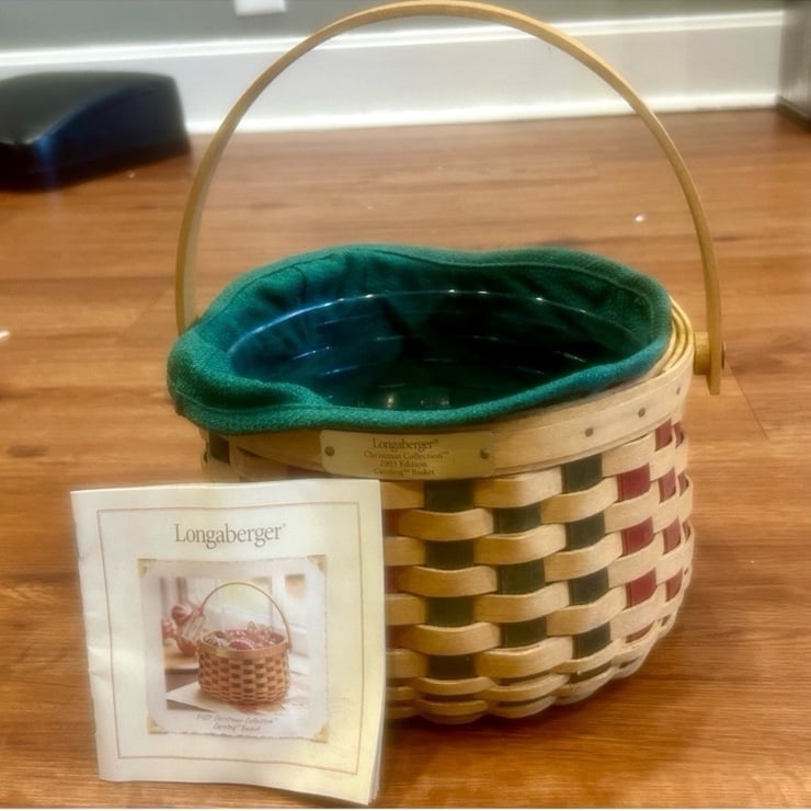 Longaberger Chistmas Collection Basket
