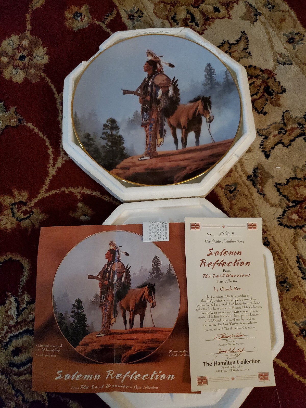 Native American collector plates