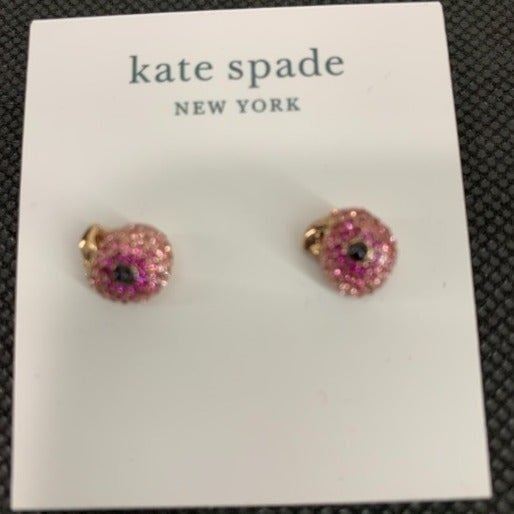 Kate Spade Parrot Heads Pave Earrings