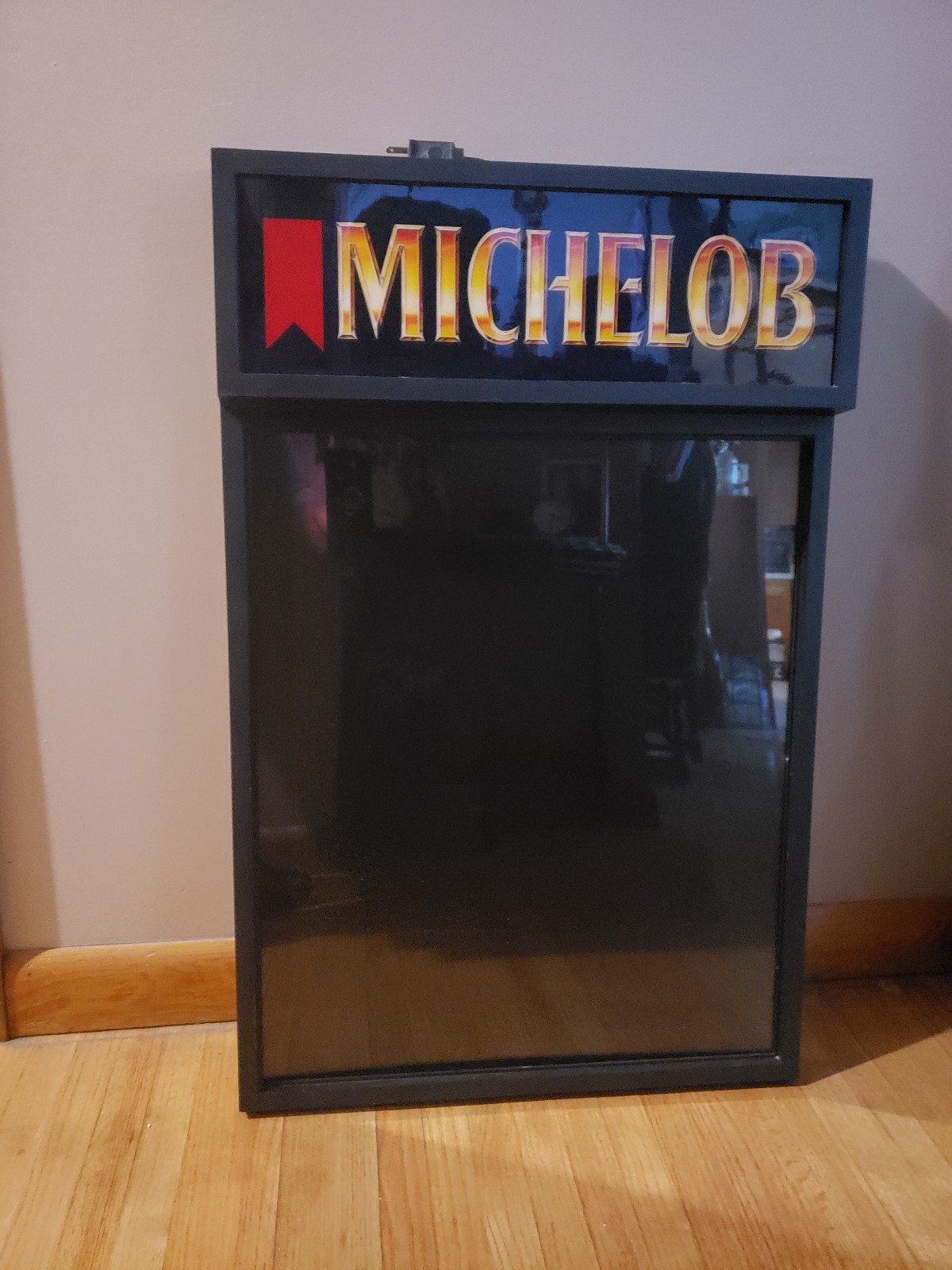 VINTAGE 1991 MICHELOB BEER DRY ERASE BOARD LIGHT SIGN MENU 30 x 19 - WORKING!