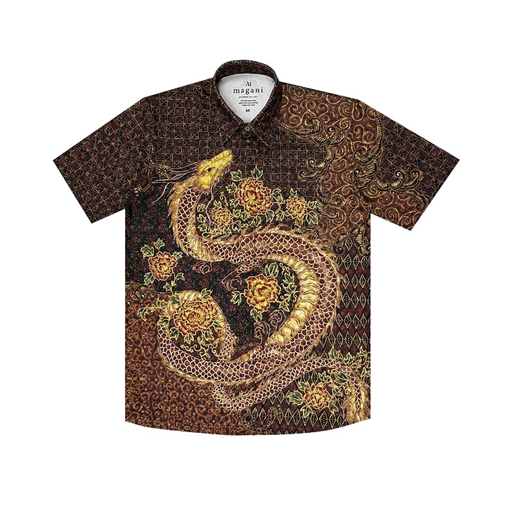 Luxury Performance Batik Shirt for Mens