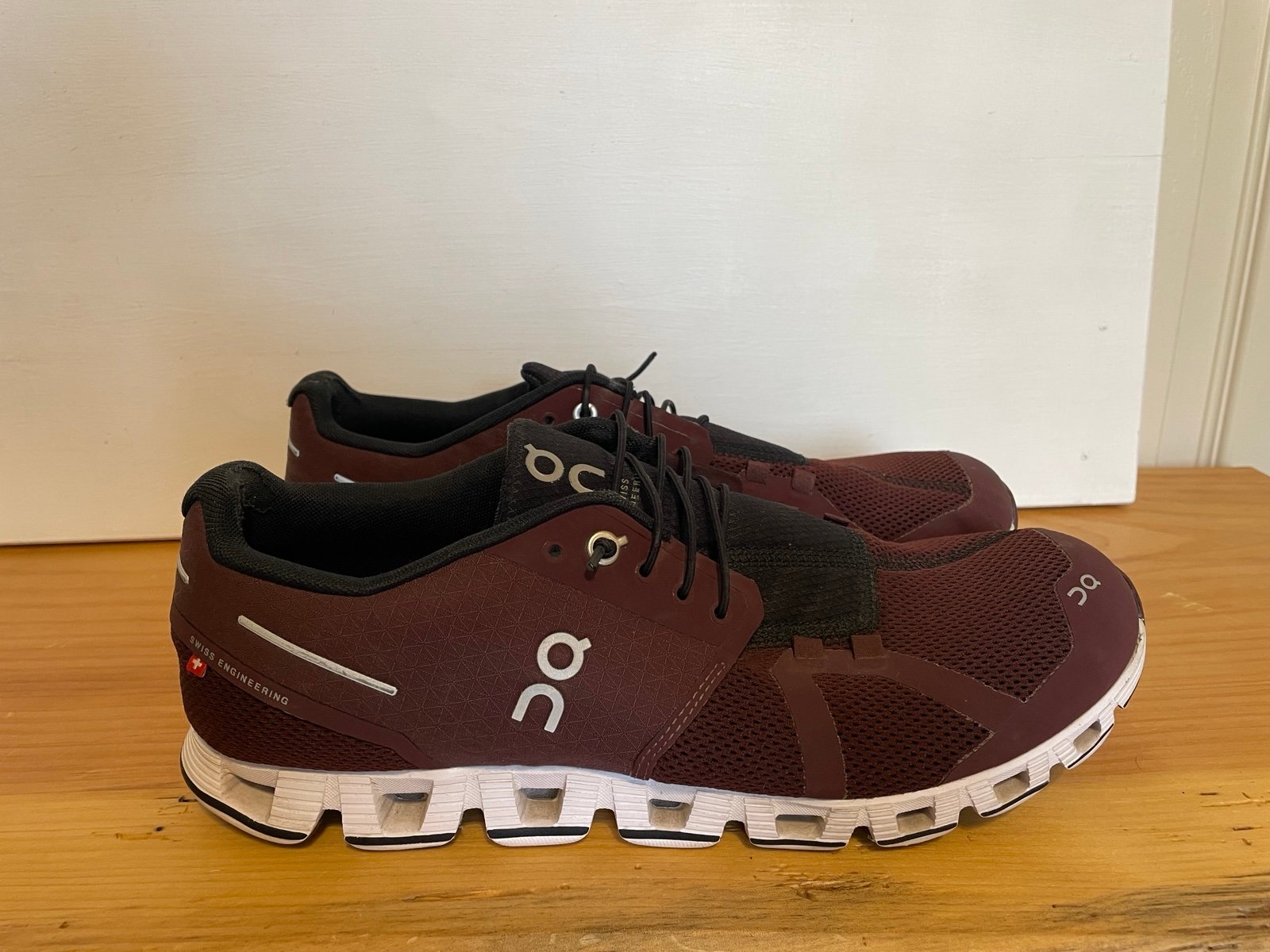 On Cloud Cloud 5 Men's Running Sneakers Burgundy Red