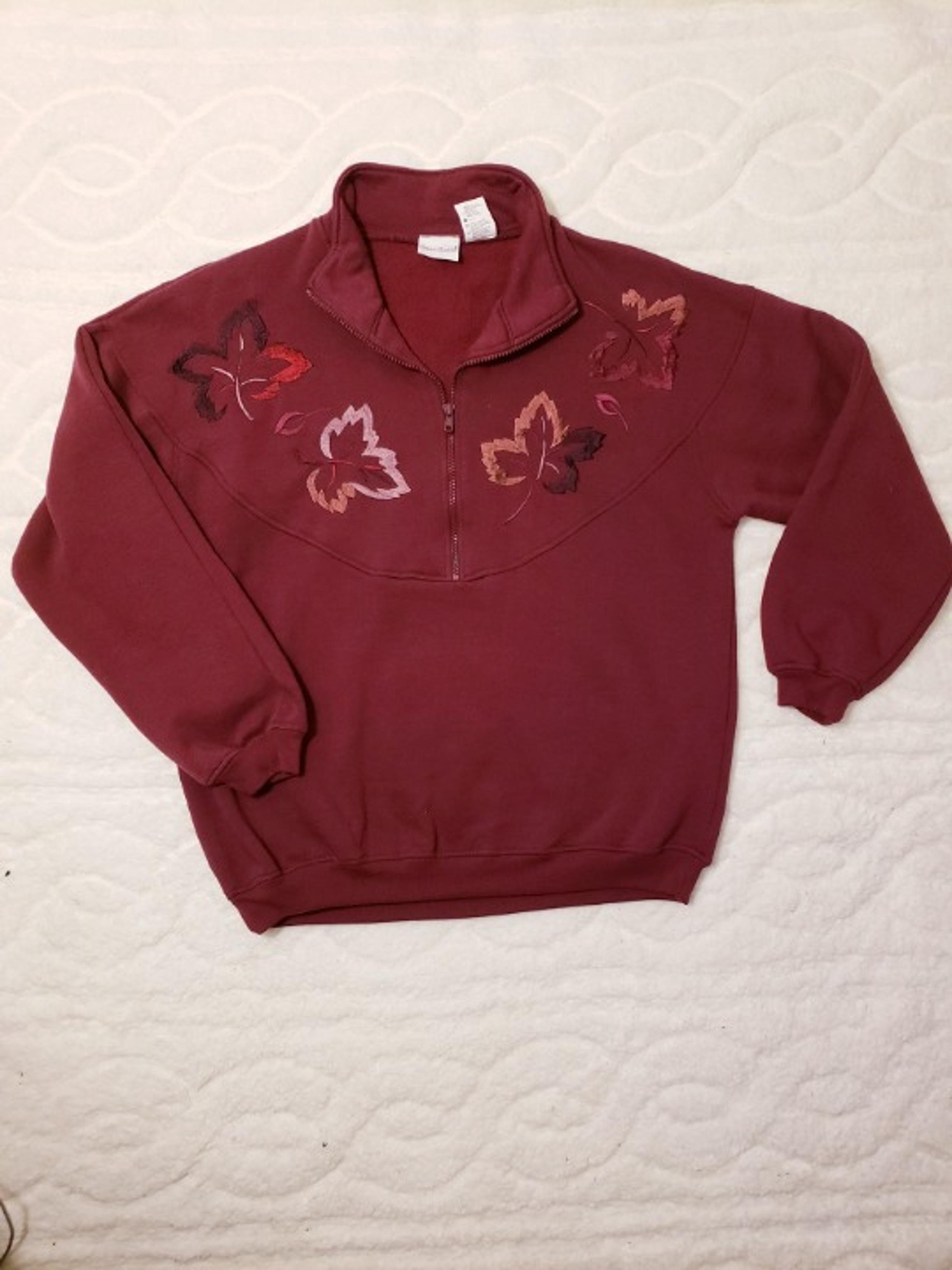Vintage 3/4 Zip Pullover Sweatshirt