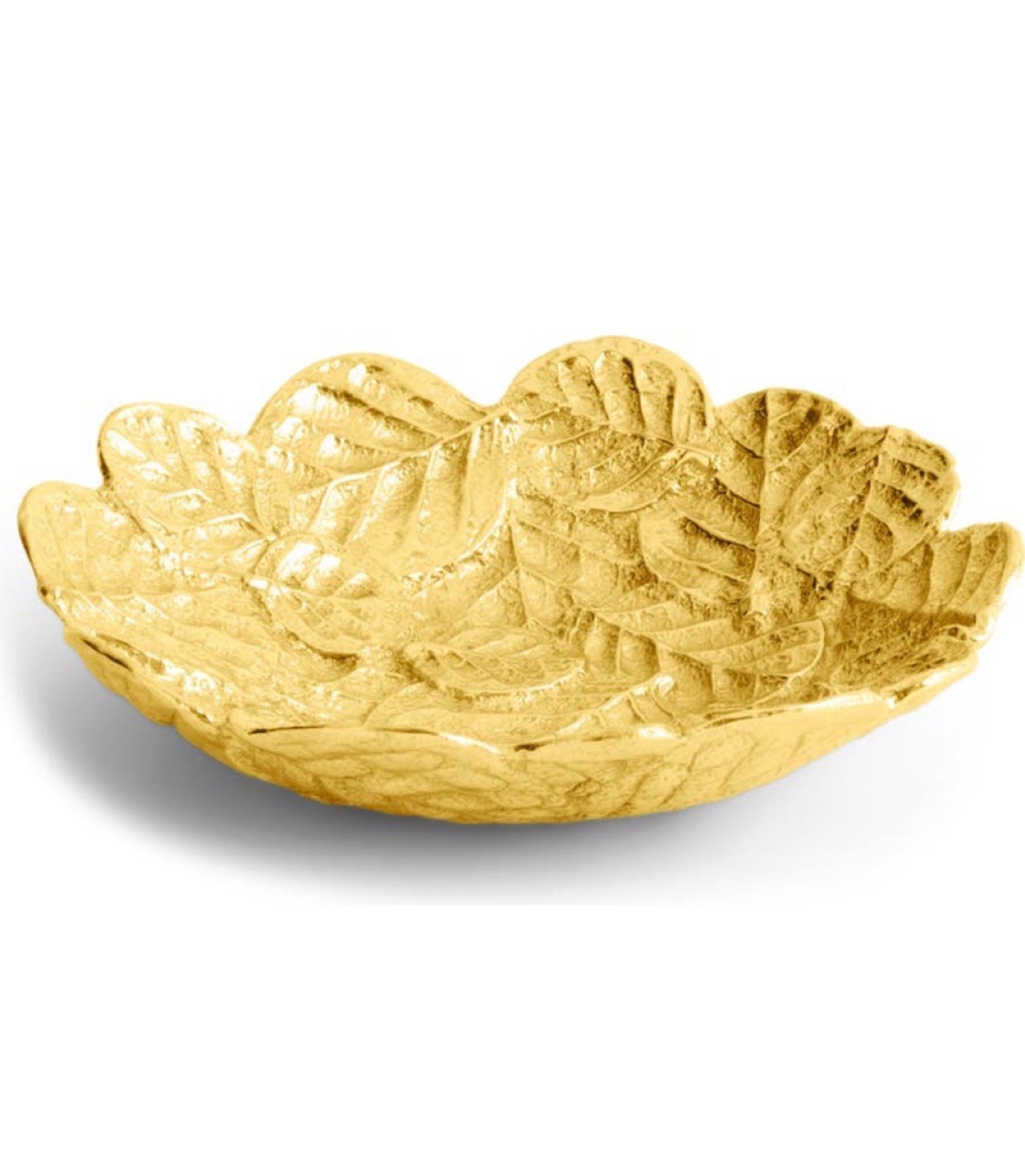 Michael Aram Botanical leaf gold catch all new