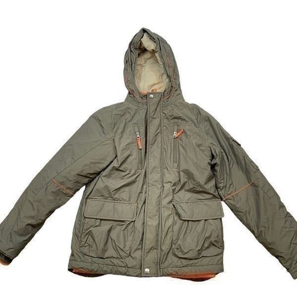 Land End Kids Boys Youth Large Double Layer Two Jackets in One Size Large 10-12