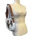Coach SoHo Signature Genuine Leather Hobo Bag Purse Ivory Brown F13105