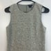 NWT Theory Rained K Felt Knit Wool Blend Grey Sleeveless Mini Sheath Dress Sz 6