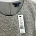NWT Theory Rained K Felt Knit Wool Blend Grey Sleeveless Mini Sheath Dress Sz 6