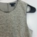 NWT Theory Rained K Felt Knit Wool Blend Grey Sleeveless Mini Sheath Dress Sz 6