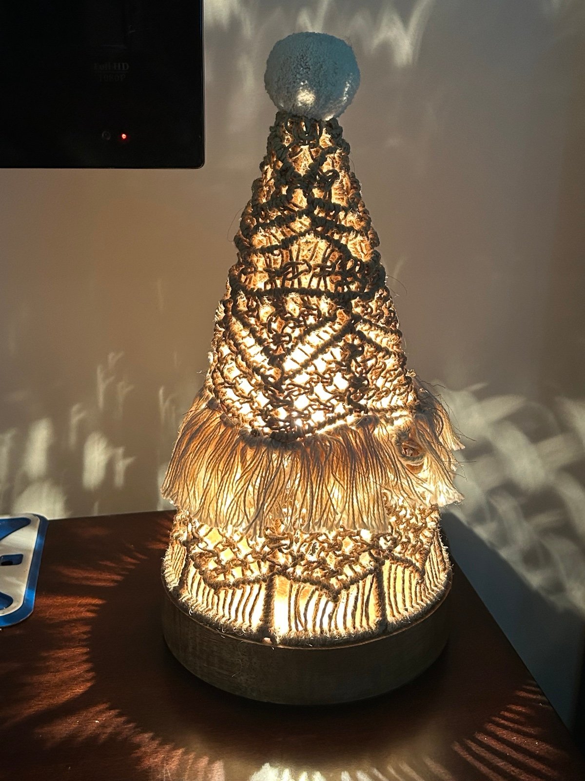 Boho style lamp
