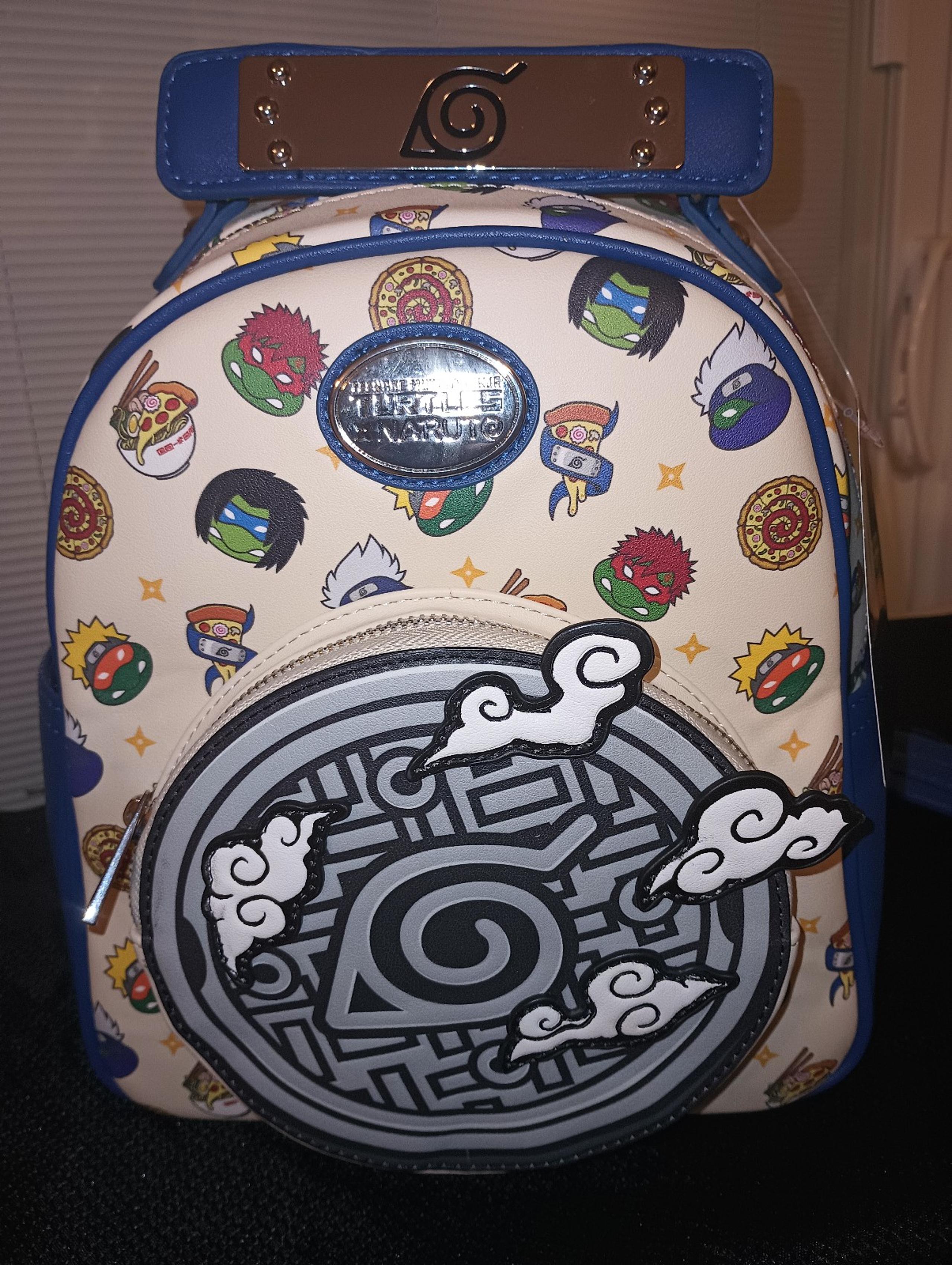 Nickelodeon TMNT Naruto Mini Backpack Limited Edition New