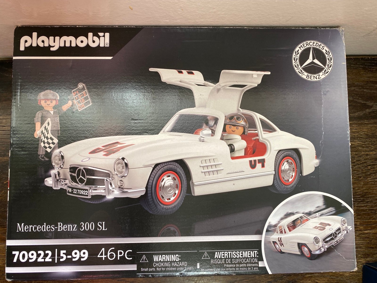 PLAYMOBIL #70922 Mercedes-Benz 300SL USED 100% Complete Excellent Condition