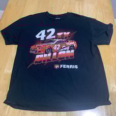 TY DILLON NASCAR T SHIRT #42 ADULT XLARGE Black