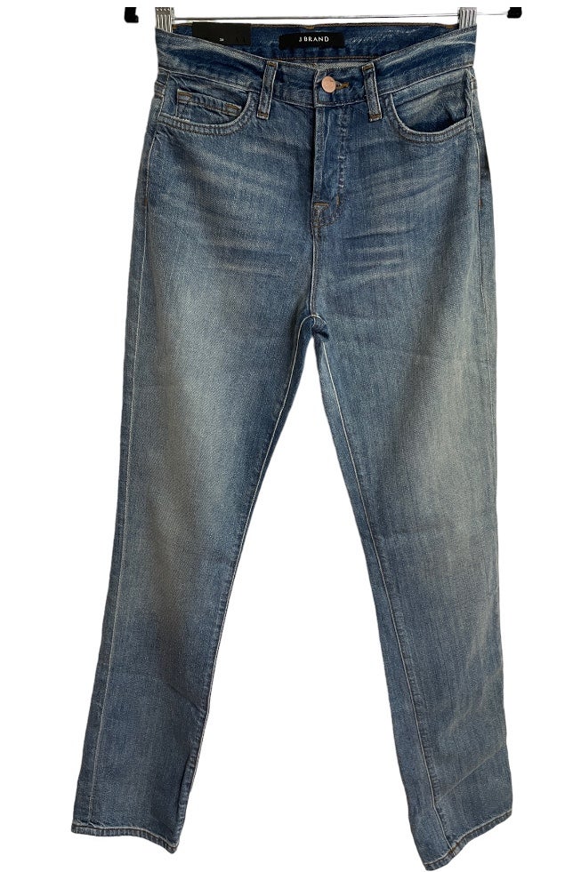 J Brand Arley Jean High Rise Button Front Wildfire Boy Fit Size 2, 24/30 248