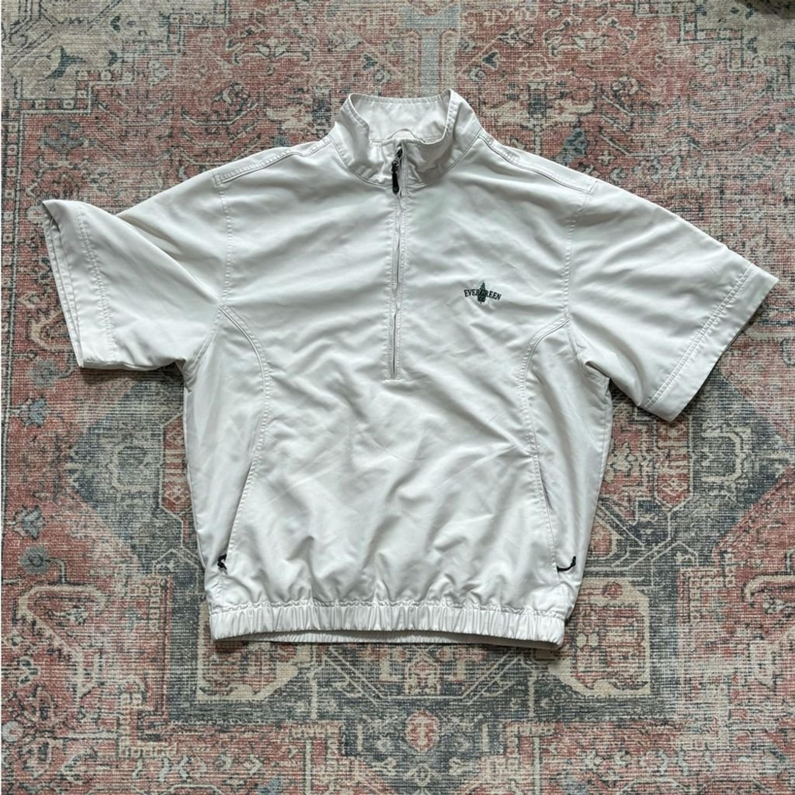 Cutter And Buck Jacket Mens size Medium Windbreaker Golf 1/2 Zip Pullover