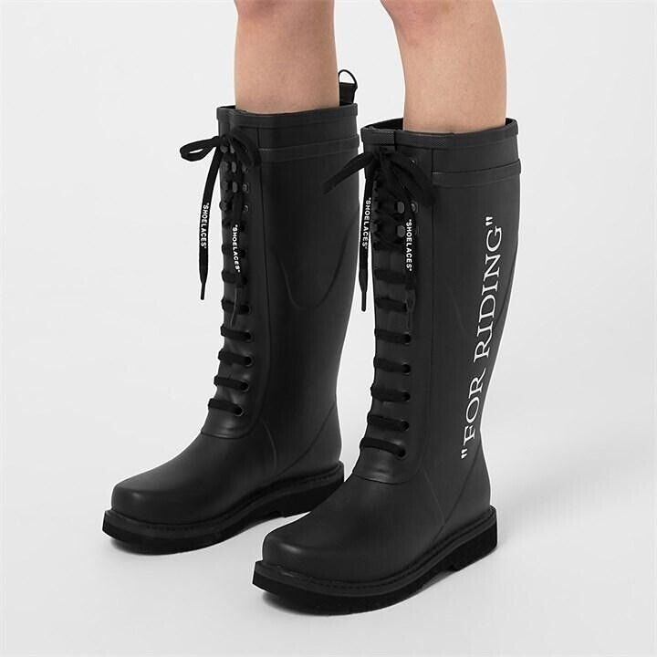 Off-White Rain Boots for Women | Mercari