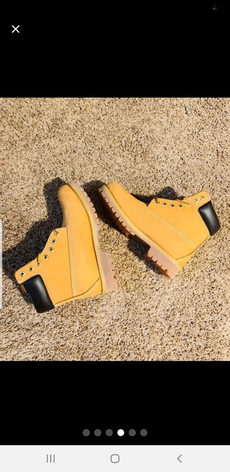 Premium timberland 6inch boots Q