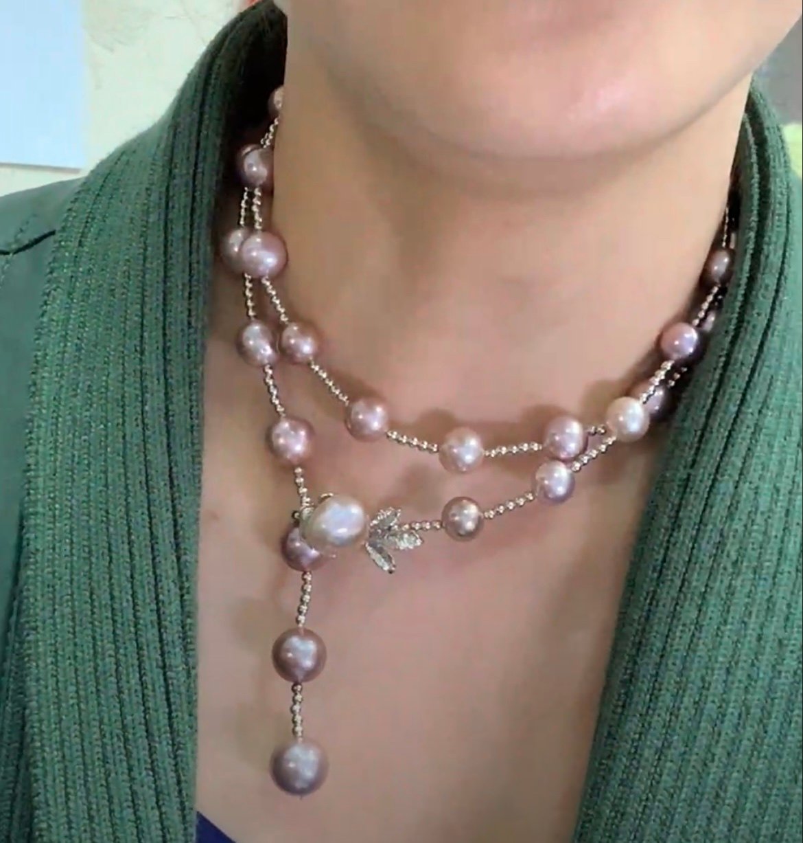 Pear Necklace