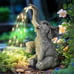 Elephant Statue Solar Garden Decor, Birthday Gifts