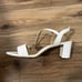 Naturalizer White 2 inch heels