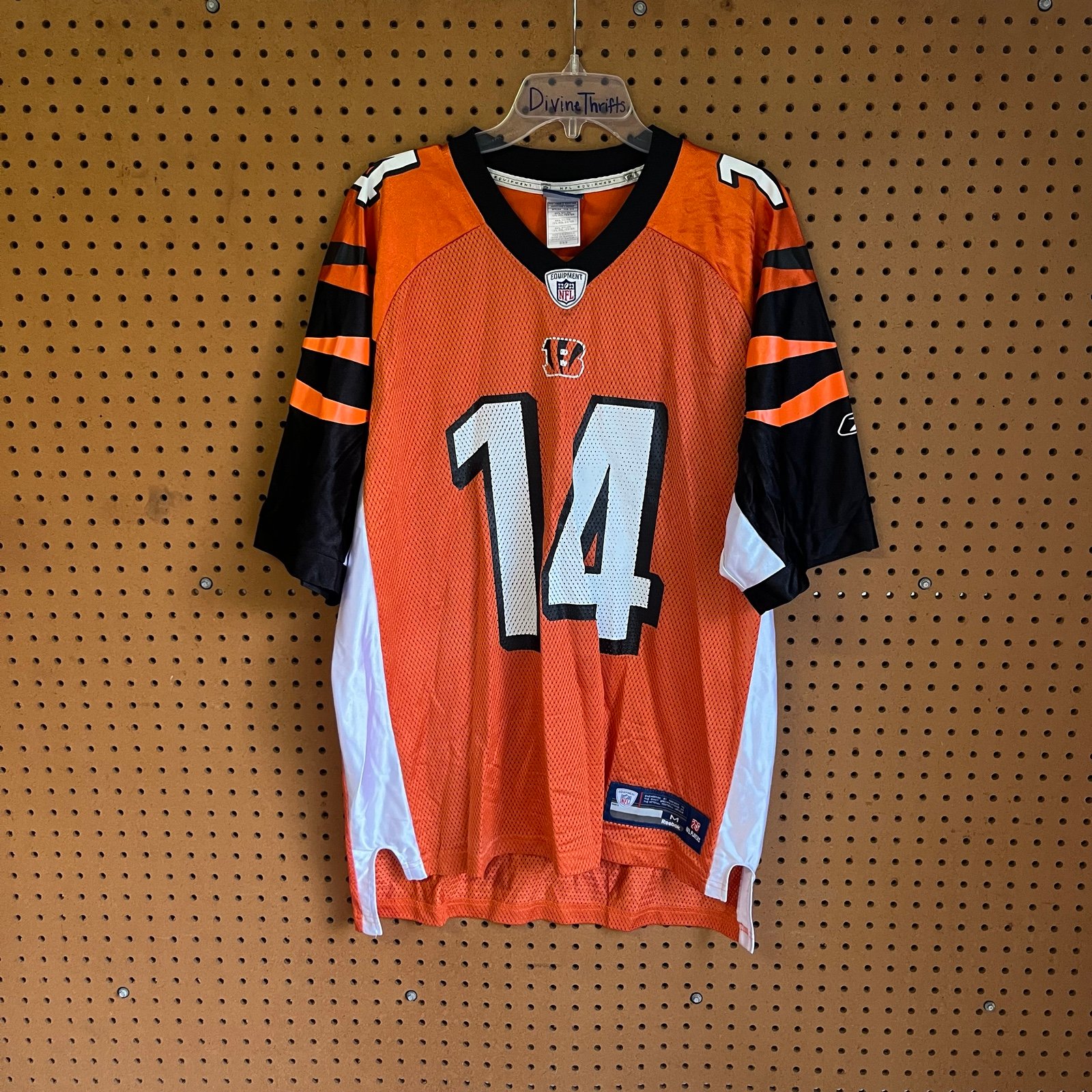 Cincinnati Bengals NFL Reebok Jersey Andy Dalton #14 Size Medium