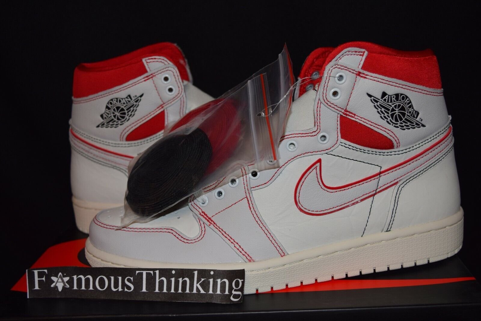 Air Jordan 1 Phantom Mens basketball shoes white red Michael Jordan 555088 160