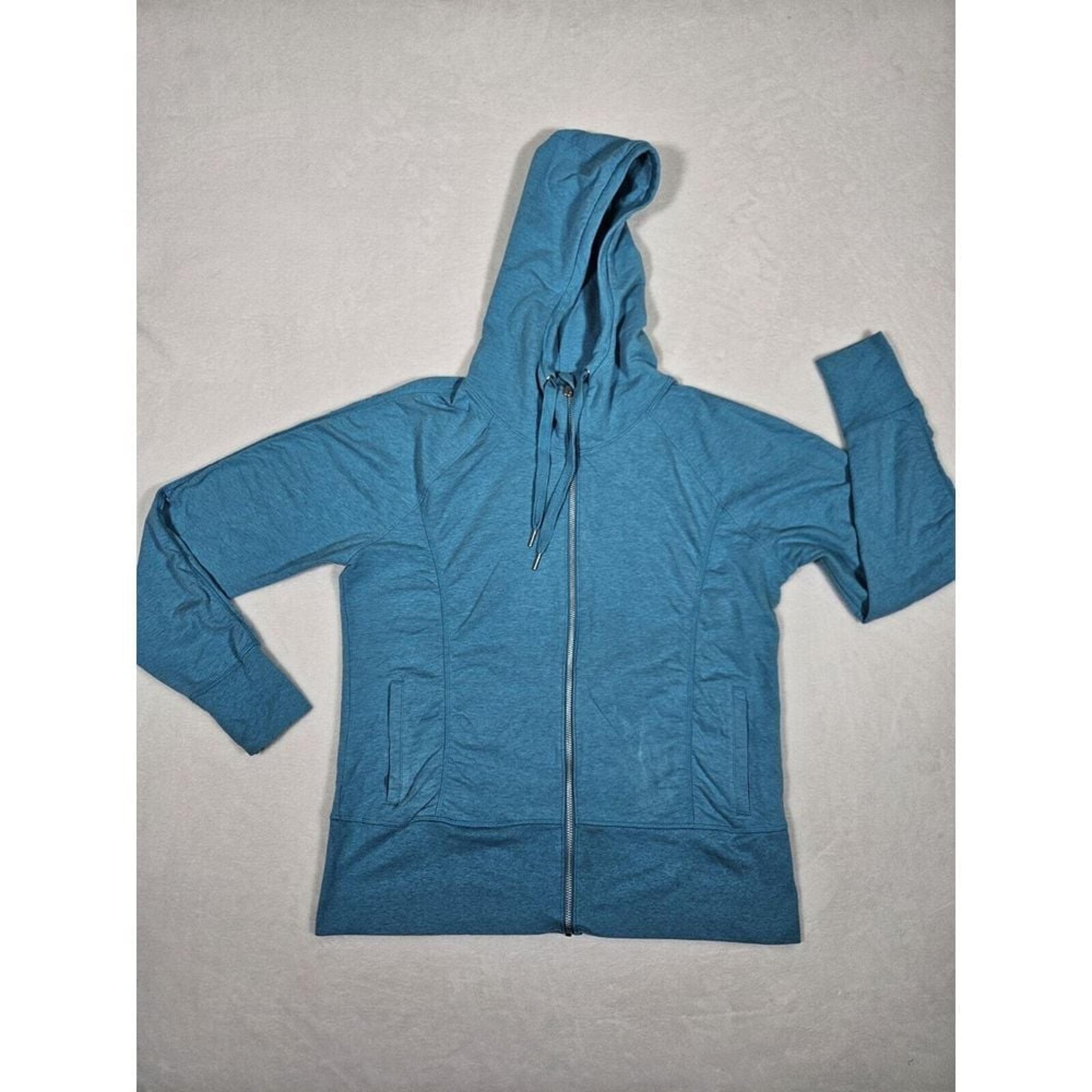 Champion Eco Women's Teal Pullover Drawstring Hooded Sweatshirt / Hoodie Size XL