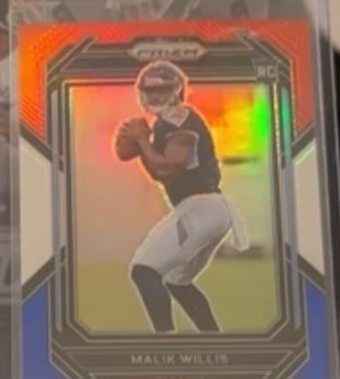 Malik Willis Red White Blue Prizm READ DESCRIPTION